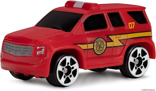 Miniatura 5 de Micro Machines World Packs Fire  Rescue - Cuenta con 5 vehículos altamente detallados escalera y camiones pesados ambulancia coche de mando jefe de