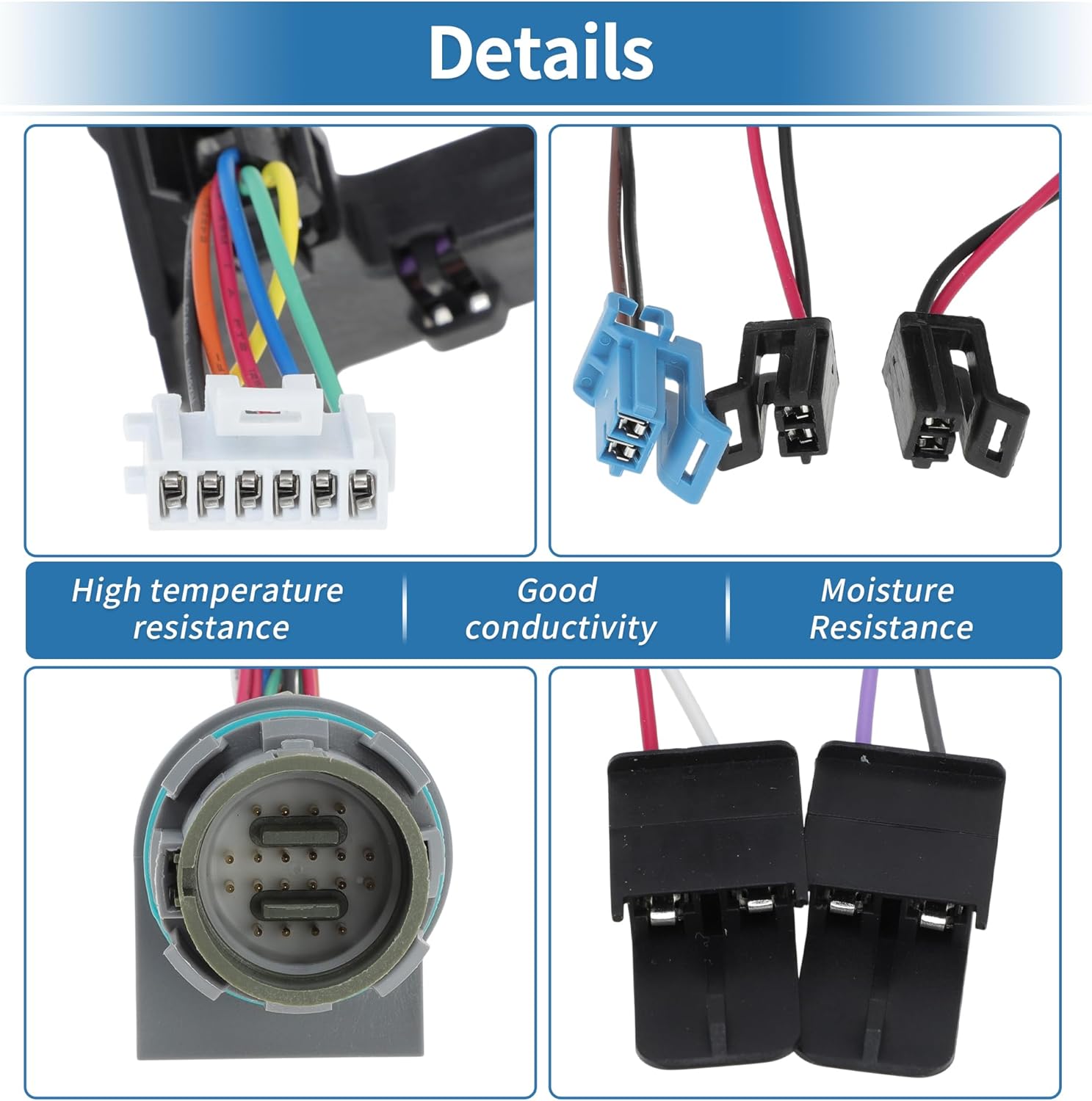 No.29541371 Internal Transmission Wiring Harness for Chevy Silverado 2500HD 3500 2000-2003 8.1L Gas 6.6L Diesel 5-Speed for GM Duramax for Allison 1000 2000 2400 6-Solenoid
