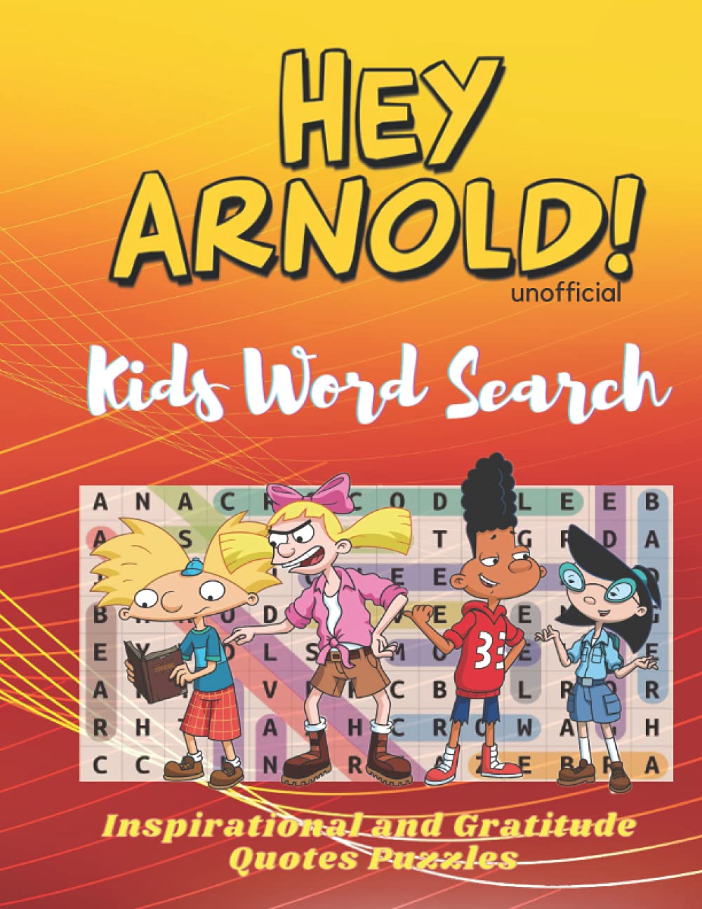 Kids Word Search Puzzle Gratitude And Inspirational Quotes Words