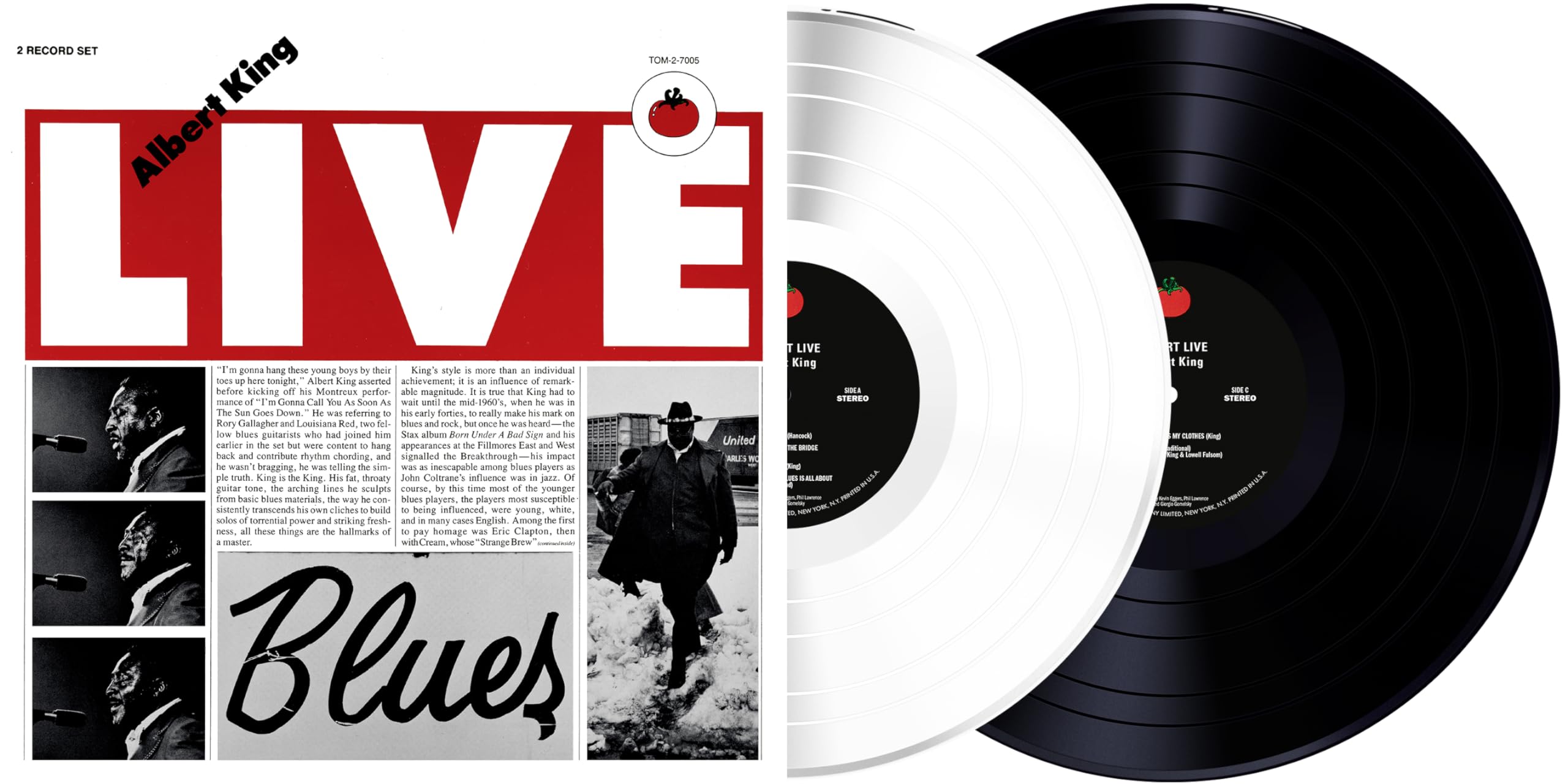 Albert Live Tomato Records Blanco Y Negro 2LP