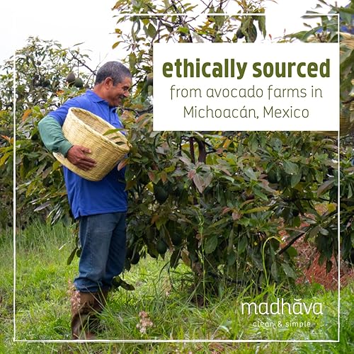 Miniatura 7 de Madhava Aceite de aguacate sin OMG 100 puro fuente única lata de 1 litro 338 onzas líquidas blanco