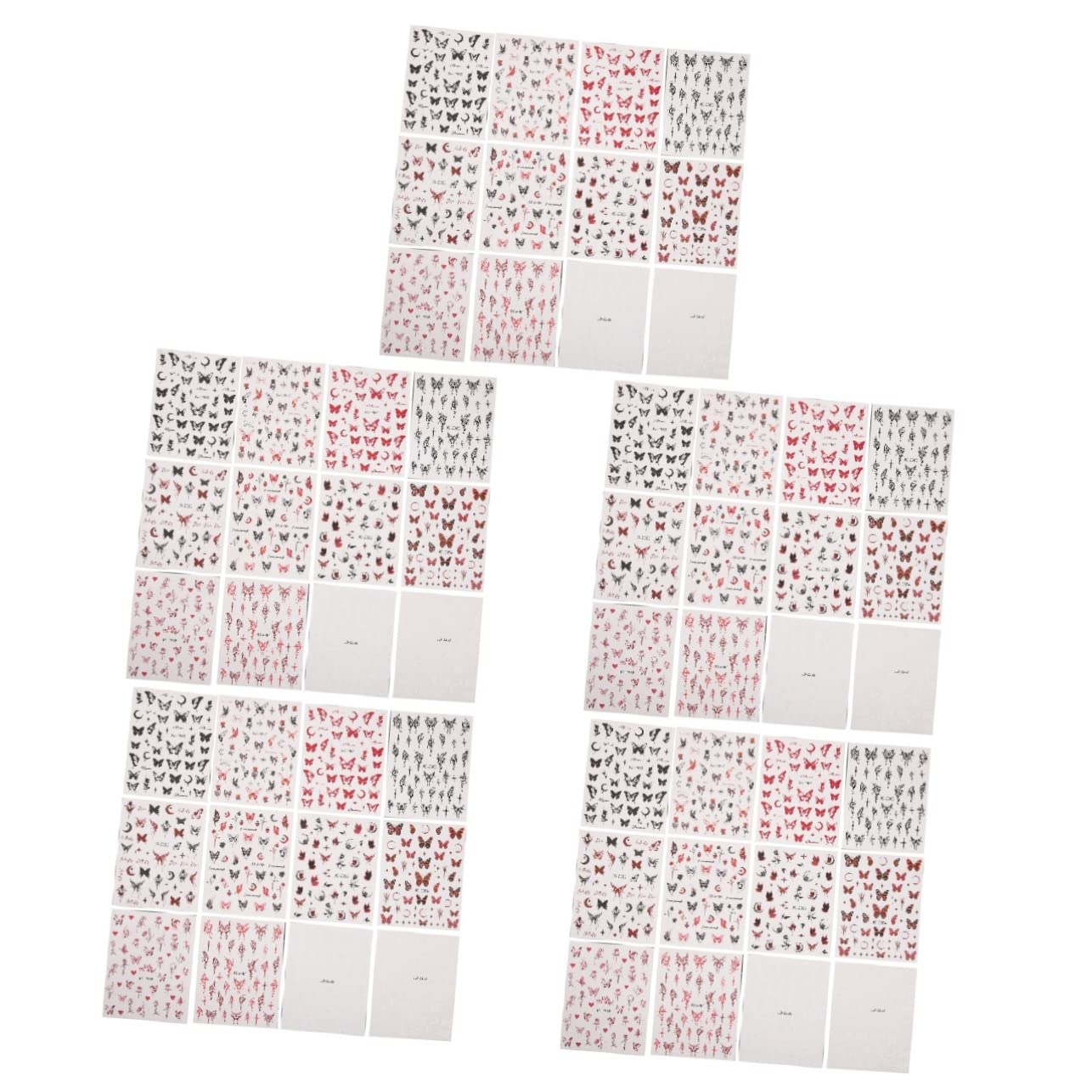 Healvian 60 Hojas De Pegatinas Para Decoración De Uñas Calcomanías Para Uñas Mariposas Decoración Artística De Uñas Cápsulas De Lavado Pegatinas Para Uñas Calcomanías Para Decoración