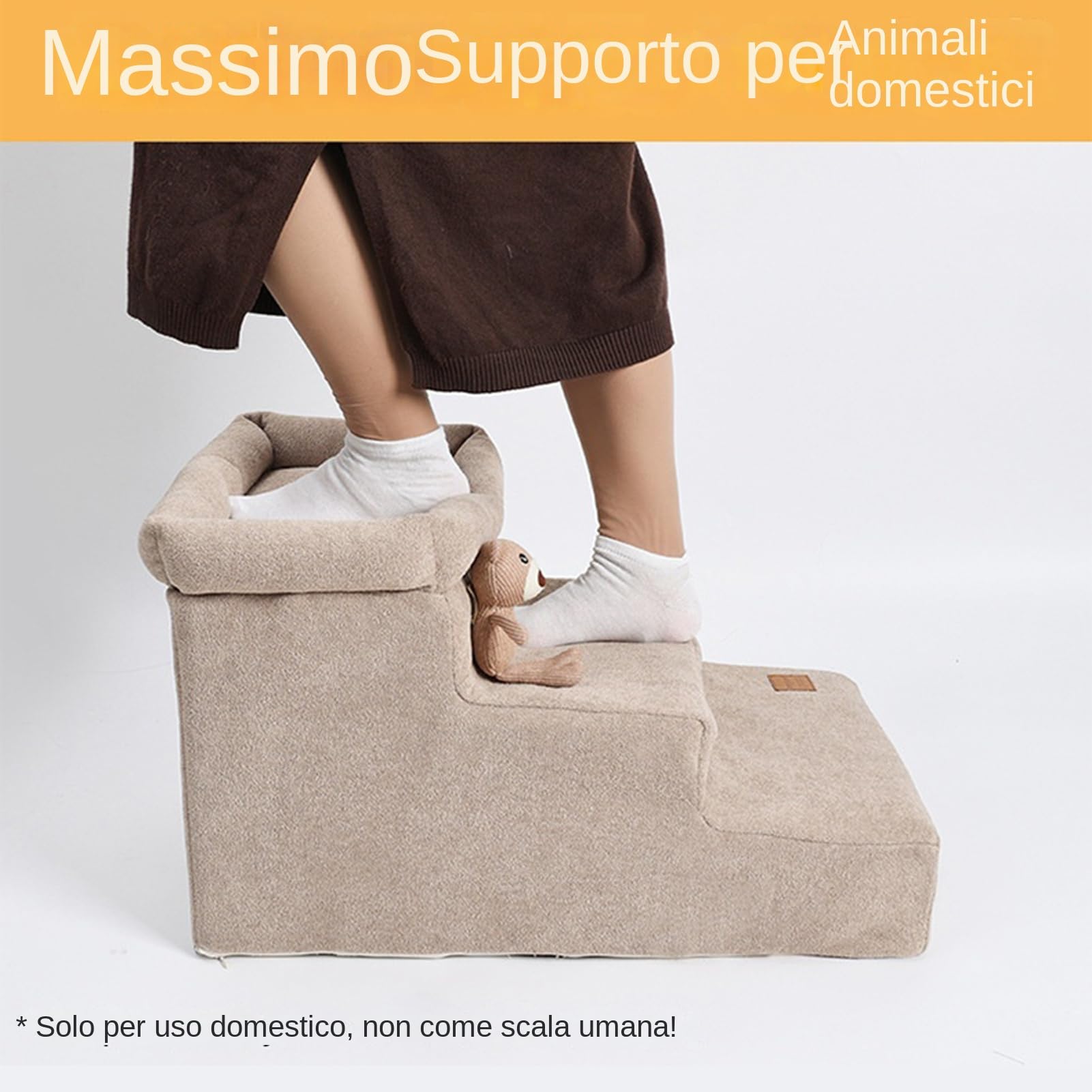 Scale per Cani per Letti Antiscivolo Per Gatti | Scalini Antiscivolo Per Cani Per Proprietari Di Animali Auto Letti Alti Appartamento Soggiorno Ufficio Camera Da Studio