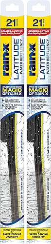 Miniatura 69 de Rain-X 5079272-2 Latitude Escobillas Limpiaparabrisas 2 en 1 Repelentes al Agua, limpiaparabrisas de 14 pulgadas (paquete de 1), limpiaparabrisas