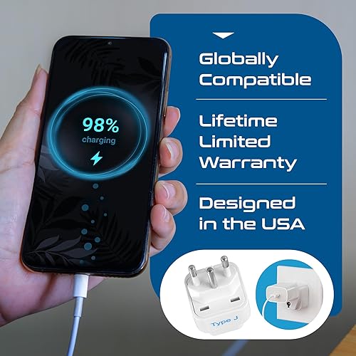 Vista 107 de Adaptador de conexión universal a tierra Ceptics EE. UU./Japón - tipo B