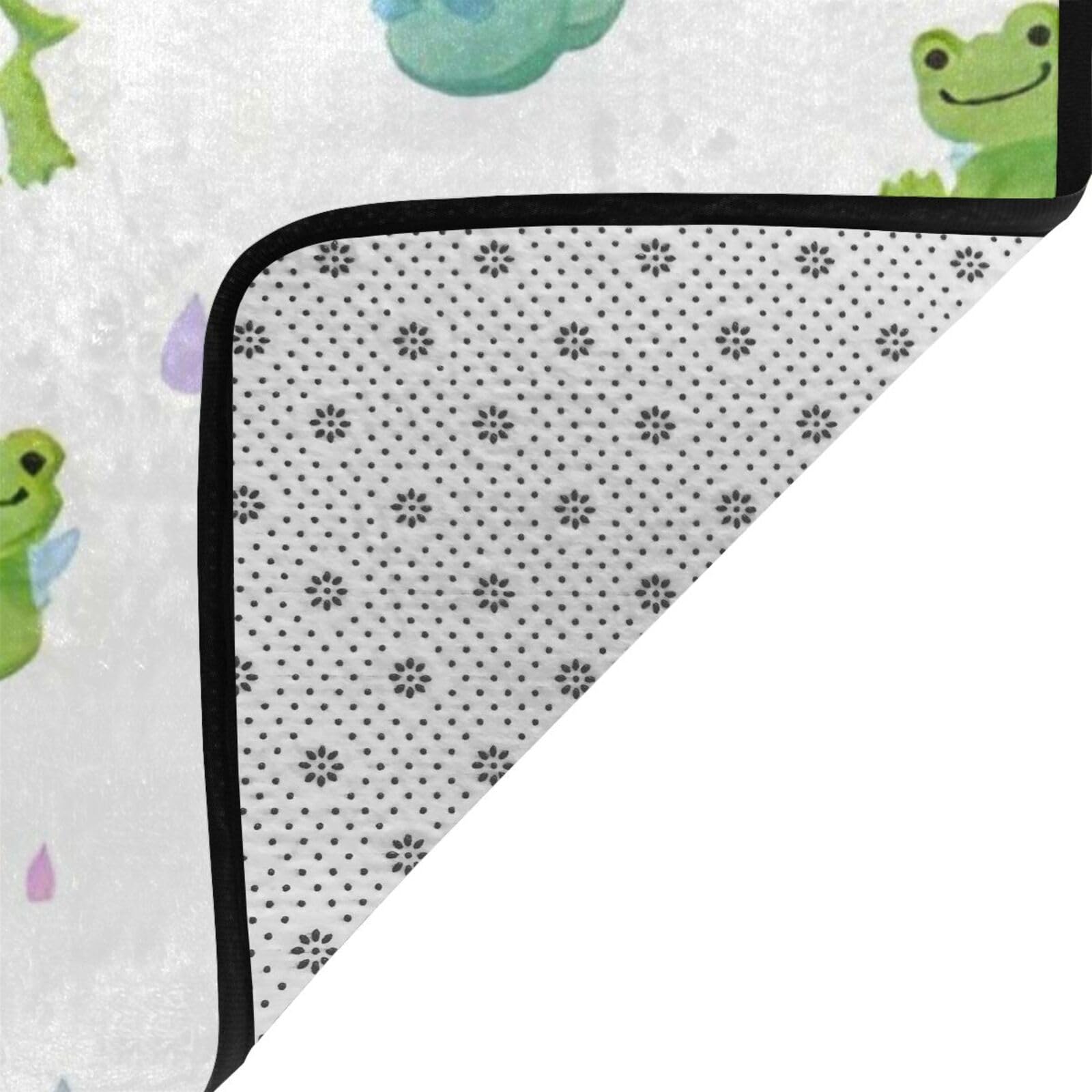 Amazon｜人気 カエルのピクルス (4) 玄関マット お風呂マット