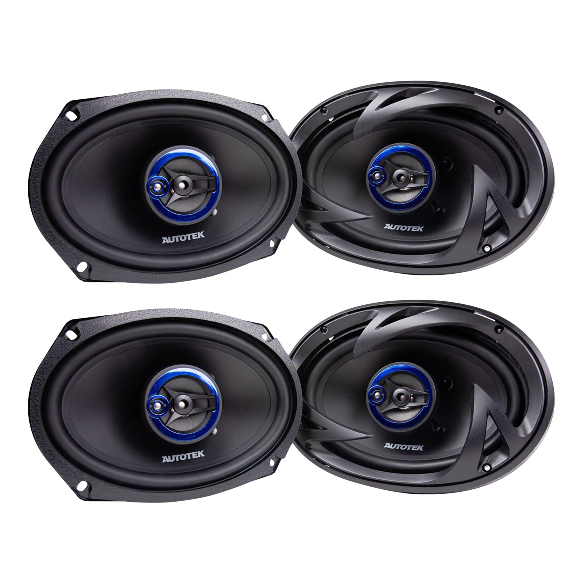 Amazon.com: Autotek 2 Pack Street Machine 6 x 9 Inch 3-Way Car