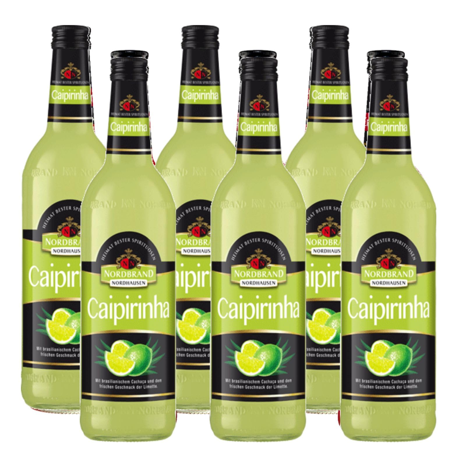 Nordbrand – Caipirinha Cocktail ''Caipi'' (6 x 0.7 l)- Fertig gemixter Cocktail für den unkomplizierten Genuss.