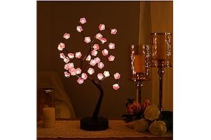 Cherry Blossom Bonsai Tree Lamp