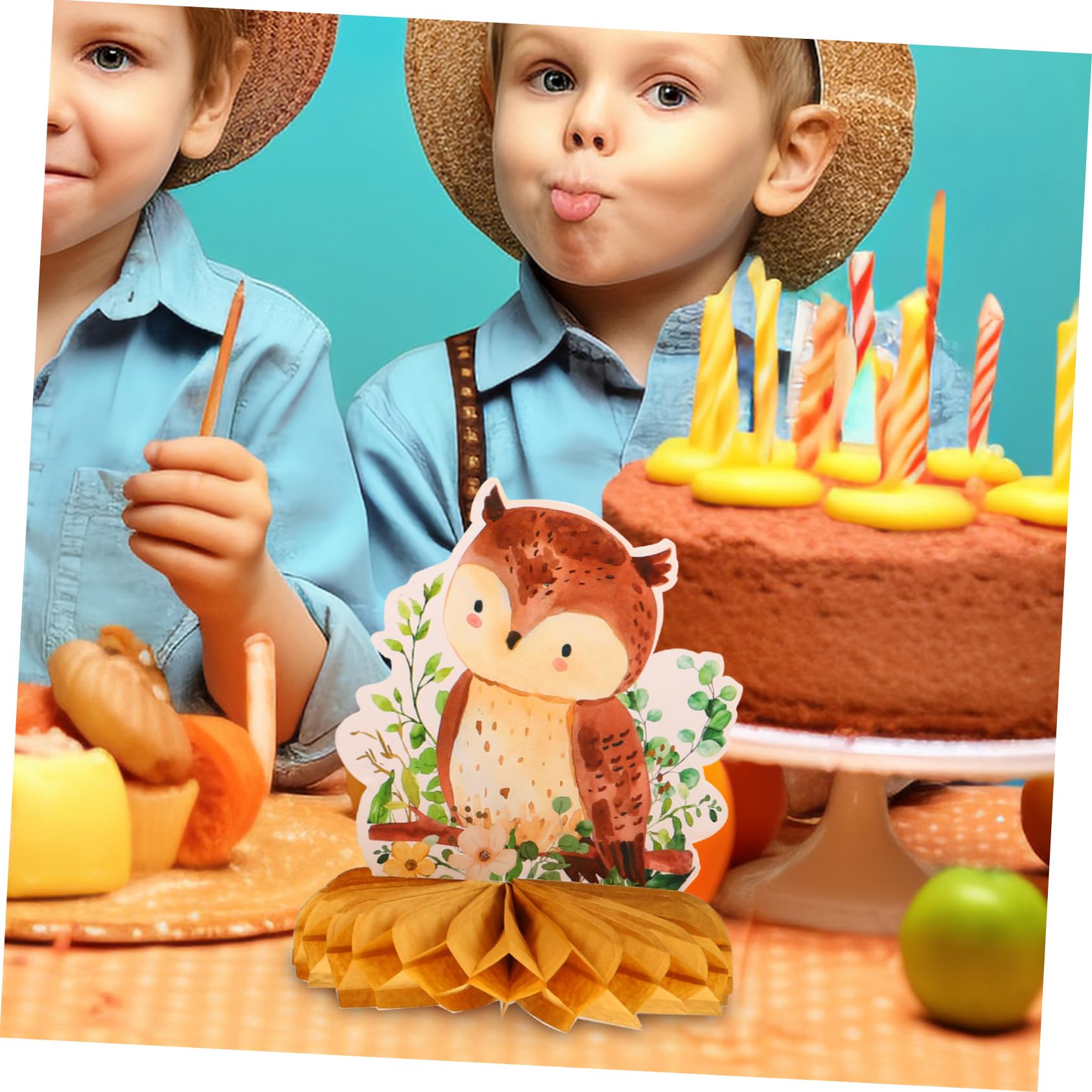 3 Ensembles Décorations De Table Animaux pour Centre De Table Thématique Animalier pour Fête 9 Pièces * 3