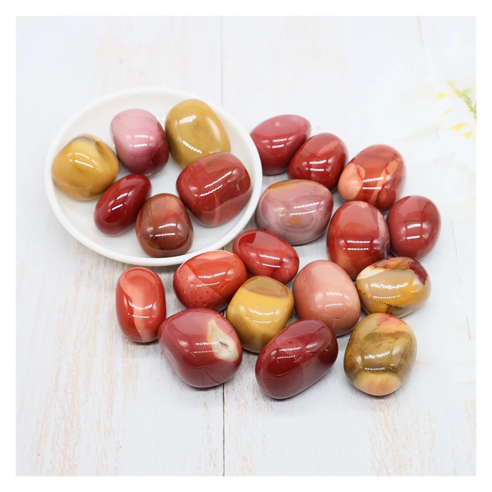 Ghiaia per Acquari Ghiaia for acquari, Pietre levigate, Ghiaia Sfusa, minerali, Cristalli, Campioni Reiki, preziose, Decorazioni for e Domestici(500g)