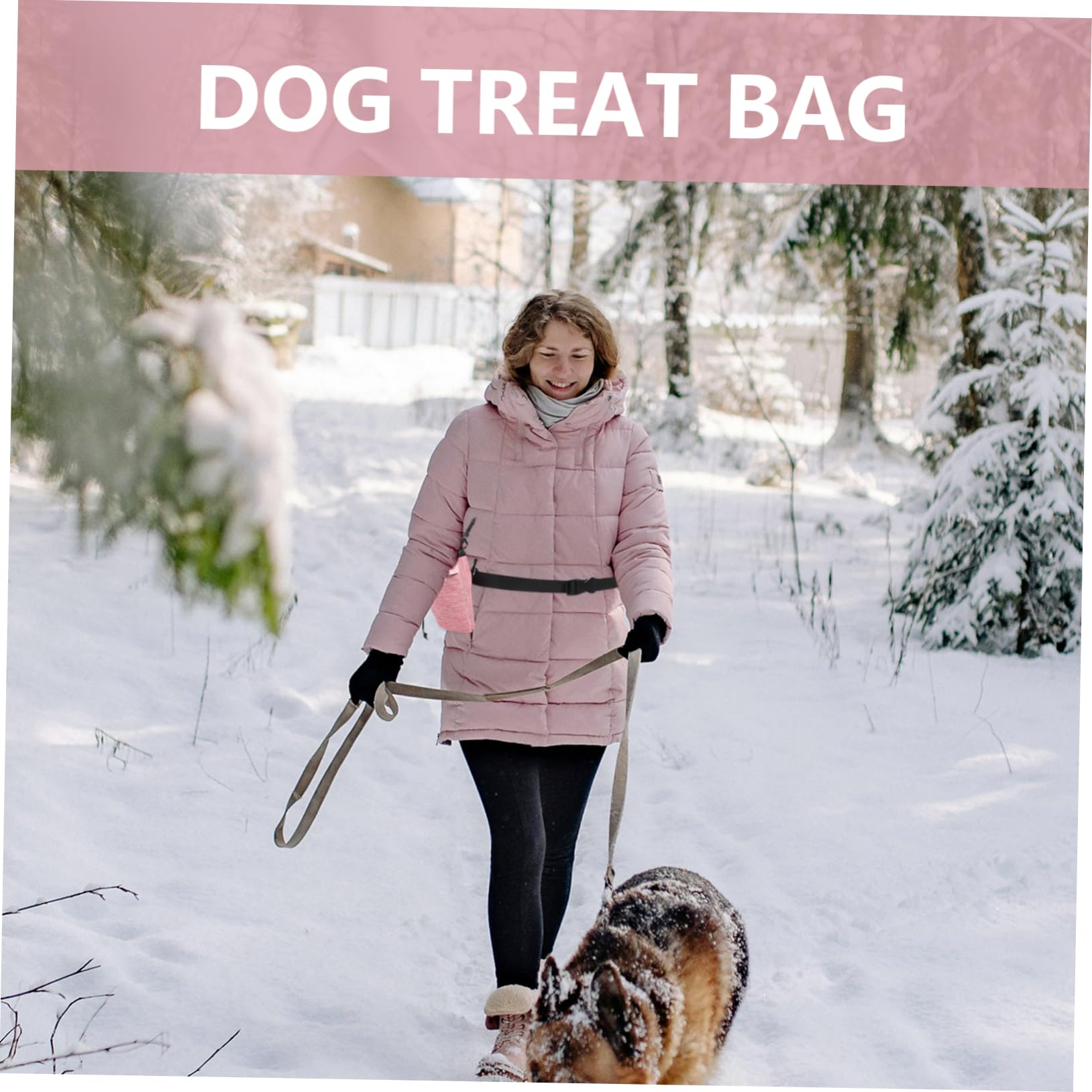 Sosoport 4piezas Bolsa De Entrenamiento para Pouch De Cintura y para Snacks y Accesorios para Adiestramiento y Paseos Compartimento para Desechos Cinturón