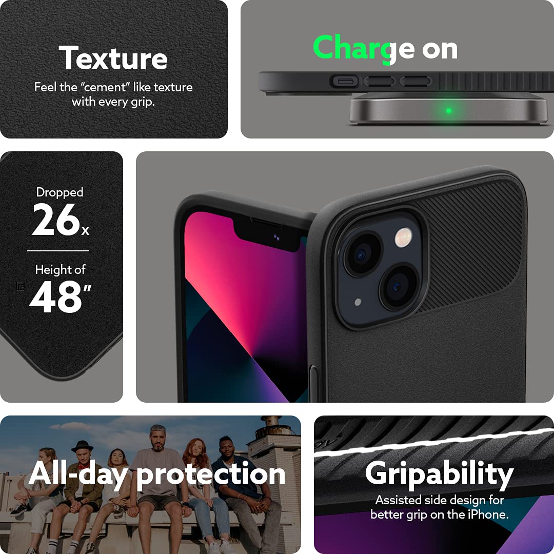 Amazon.co.jp: Caseology iPhone 13 対応 ケース 黒 TPU ソフト 柔軟性