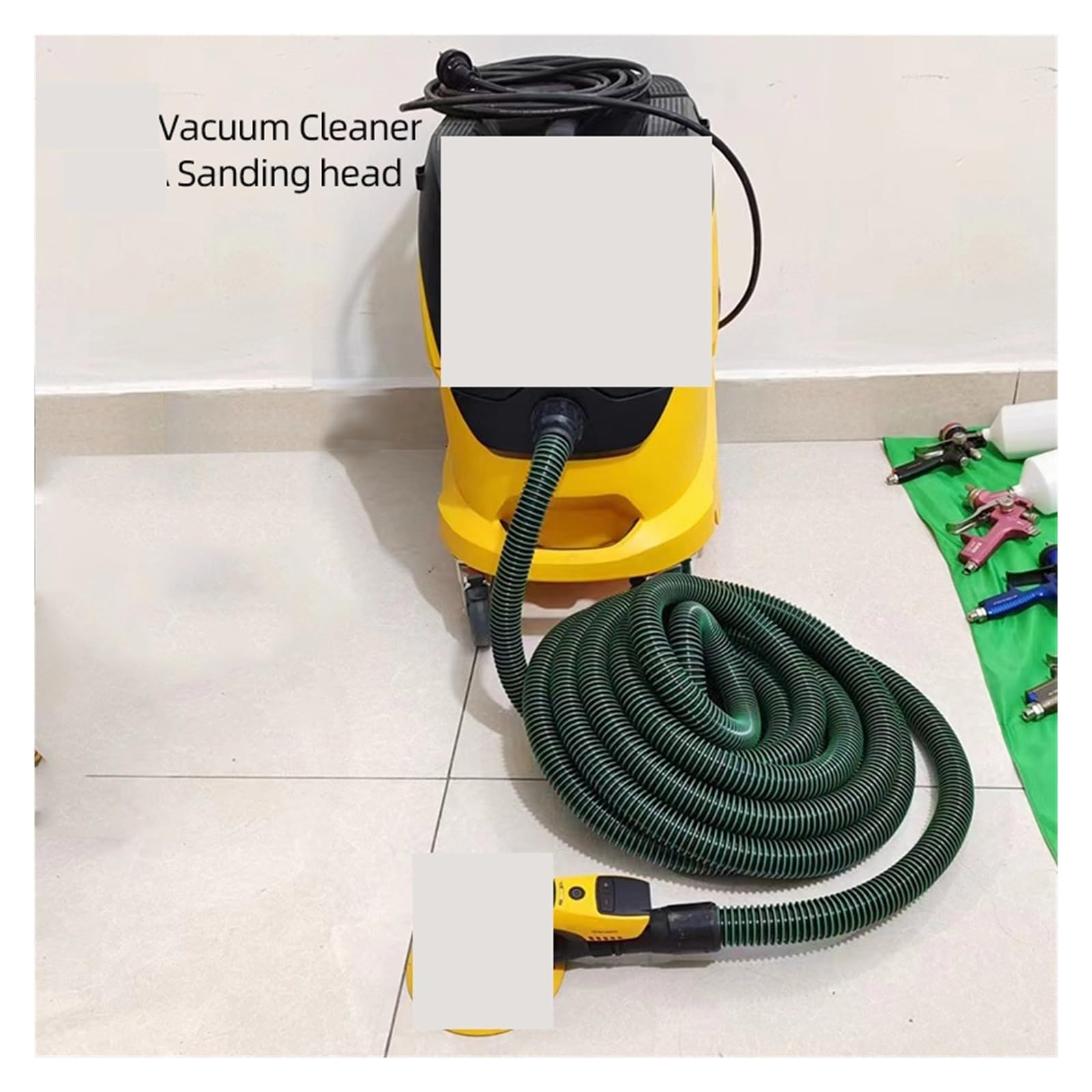 Manguera De Extracción De Polvo De 10 M | Tubo De Aspiración Universal, Compatible Con Lijadoras FESTOOL/MIRKA. Tubo Colector Antiestático.