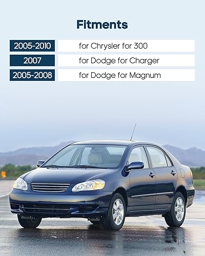 Miniatura 2 de ECCPP Manijas de puerta exteriores 2005-2010 para Chrysler para 300, repuesto exterior, parte delantera y trasera, para conductor, izquierdo,
