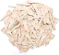 Vista 1 de Bekith 400 Pcs Small Wooden Spoons, Mini Wooden Ice Cream Spoons, 2-3/4" Disposable Spoon for Crafts, Organic Sugar Scrubs, Tasting and Sampling
