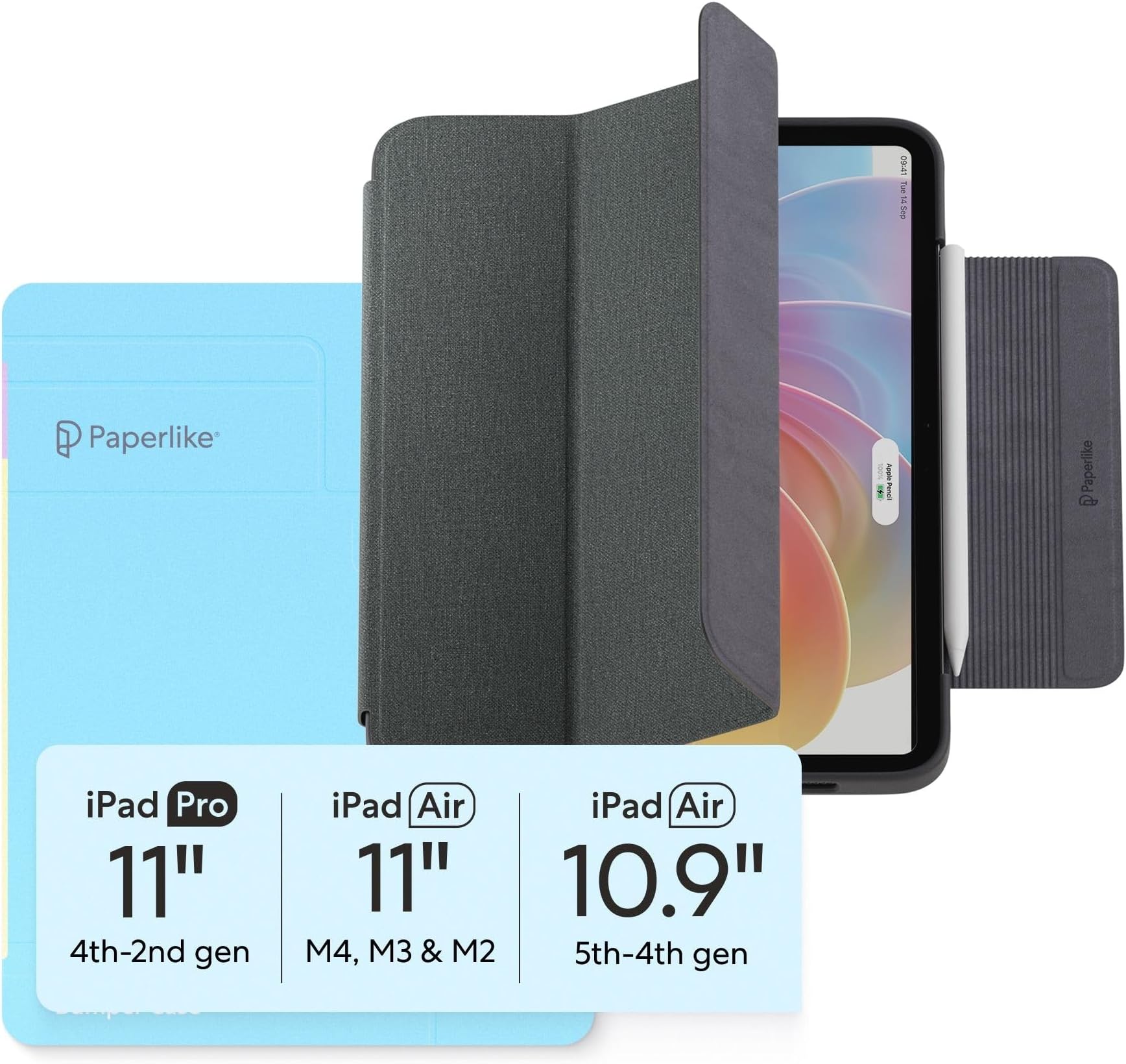Paperlike® Bumper Case for iPad Air 11 inch (M4 / M3 / M2) & iPad Air (5th / 4th Generation) & iPad Pro 11 inch (4th / 3rd / 2nd gen.) - Robust and Protective case with Slim Design