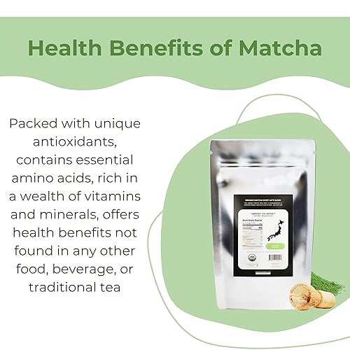 Miniatura 3 de Matcha Kari - Mezcla de matcha endulzada orgánica, polvo de té verde estilo café, fácil de mezclar - Bolsa de 2.2 libras (2.2 lbs)
