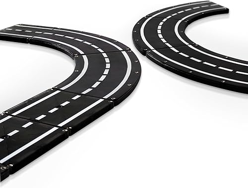 Miniatura 5 de MAGNA-TILES XTRAS Carreteras Juego de Construcción Magnética de 12 Piezas, La Marca ORIGINAL de Construcción Magnética