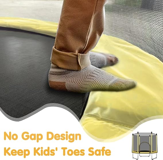 48 Toddler Trampoline for Kids with Net 220lbs