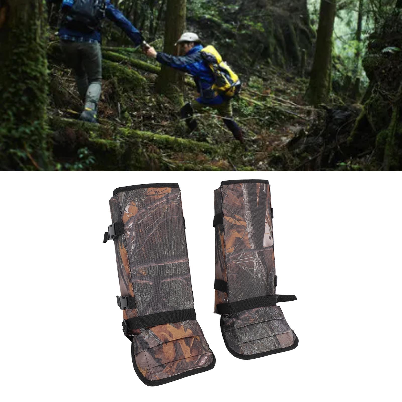 1 Para Ochraniacze Na Nogi Przed Wężami, Lekkie Stuptuty Trekkingowe Ochronne, Oddychająca Odzież Outdoorowa, Dla Mężczyzn i Kobiet, Piesze Wycieczki