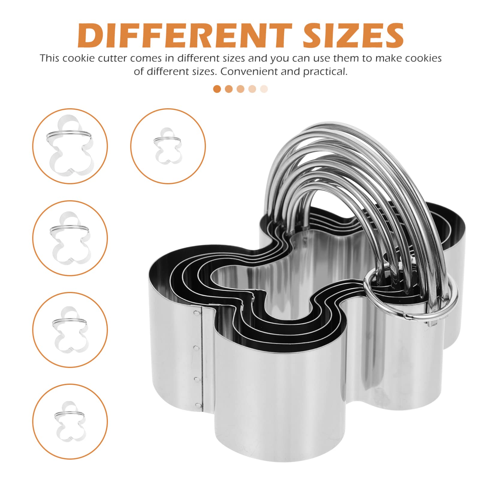3 Sätze Ausstechformen backformen baking form keksstempel keksförmchen cookie jar keksausstecher selber machen Süßigkeiten-Ausstecher - Keksformen Rostfreier Stahl TOPBATHY