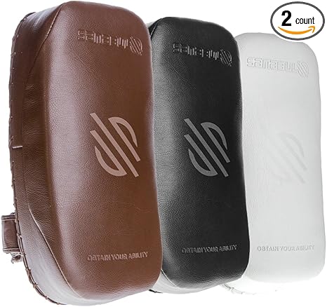 Sanabul Battle Forged Muay Thai Kickboxing Kick Pads (Pair)