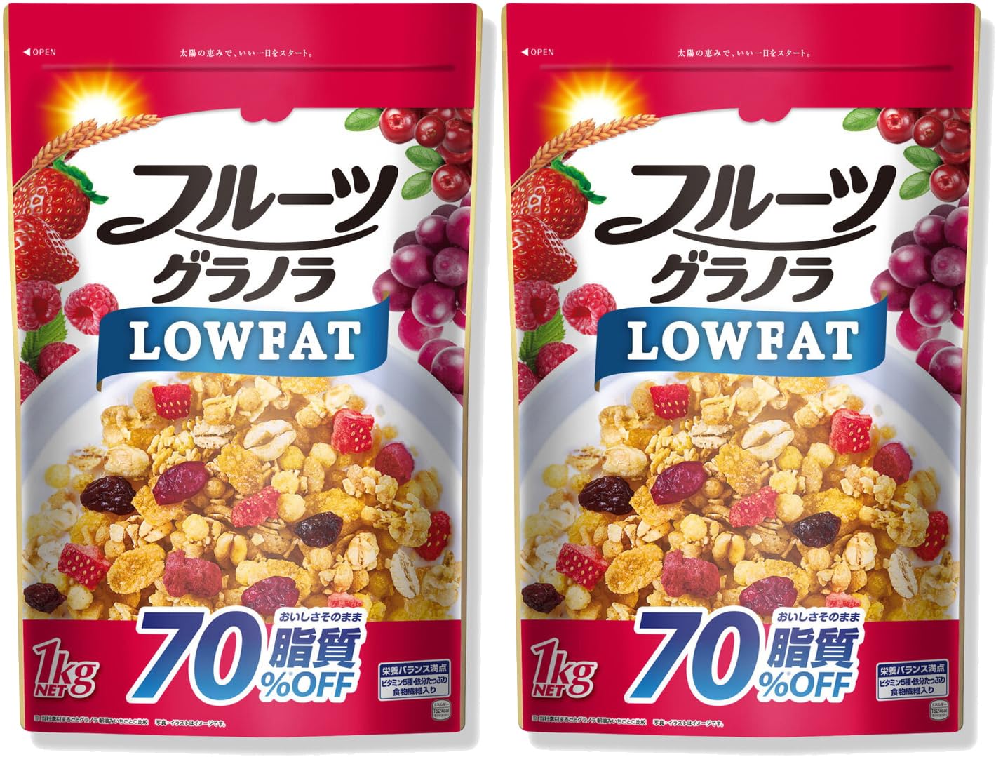 フルーツ グラノラ LOWFAT 脂質70%OFFx12 Amazon.co.jp: Fruit Granola フルーツ グラノラ Lowfat ローファット
