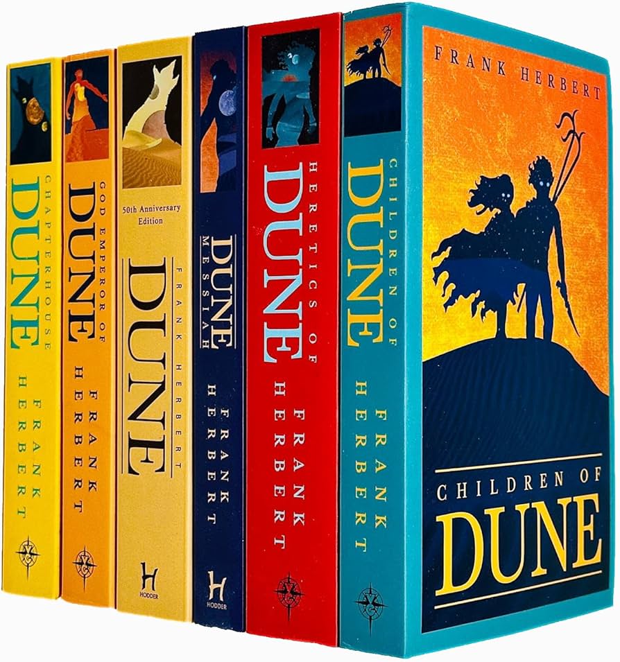 Frank Herbert Dune Series 5 Books Collection Set (Children Of Dune