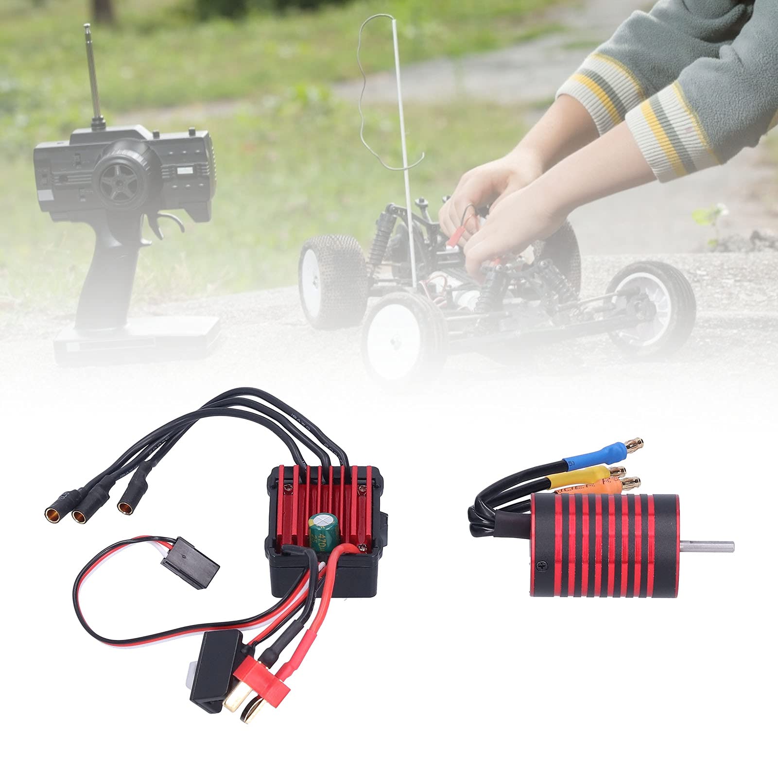 Bezszczotkowy Silnik RC 3200KV z Zestawem ESC 35A