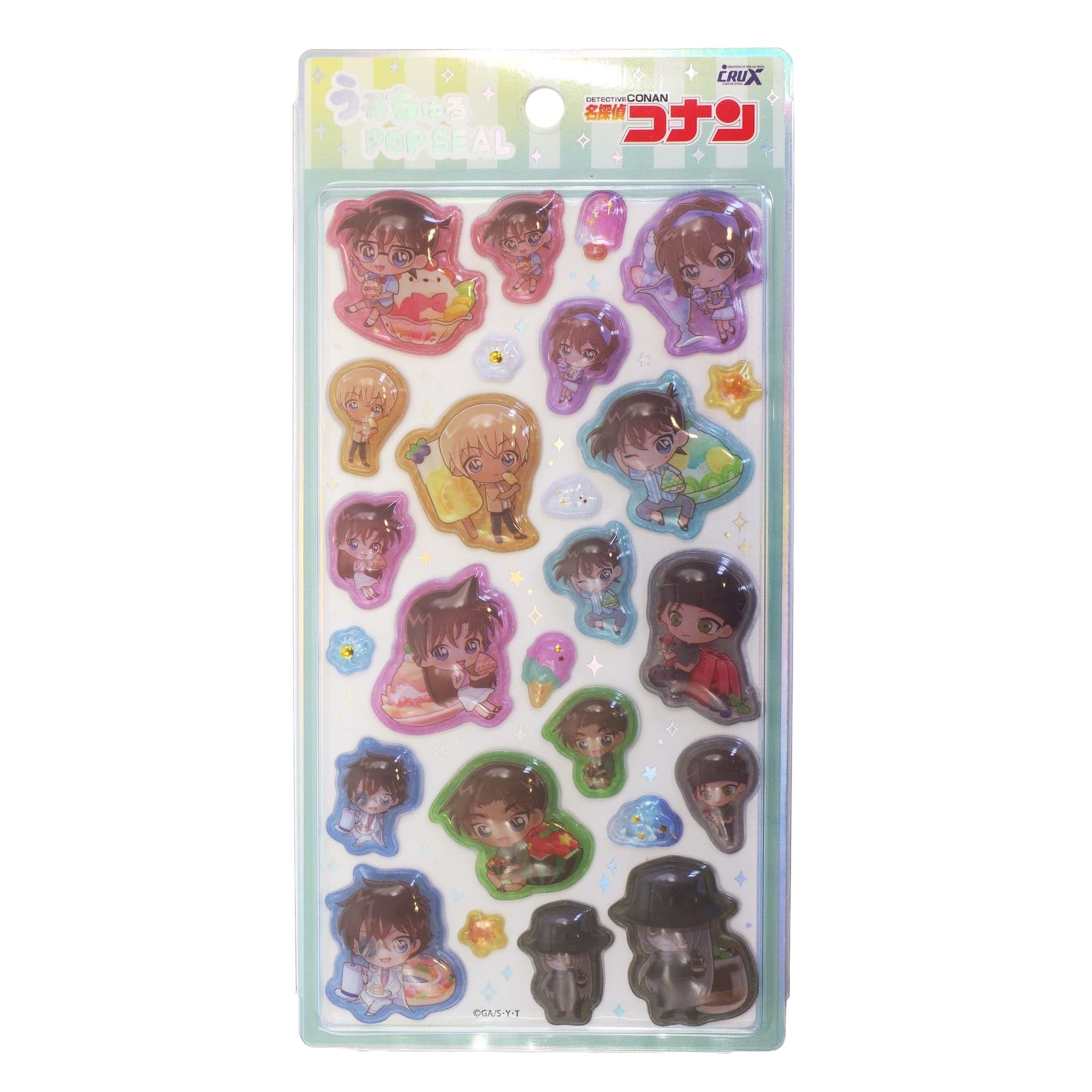 Amazon.co.jp: うるちゅるPOPSEAL 名探偵コナン キャラペコ 夏