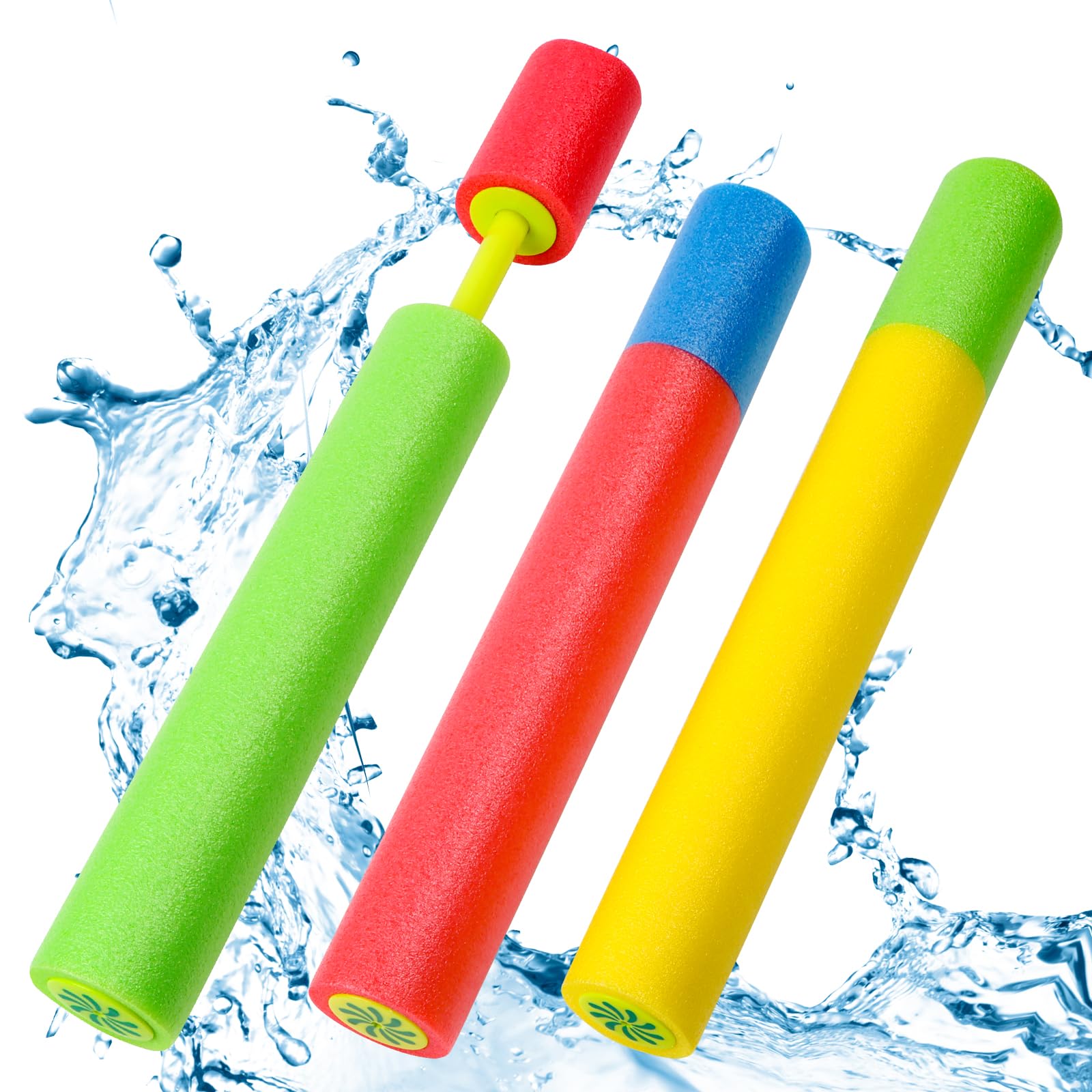 Yooyan Wasserpistole Kinder, Wasserspritzpistole Schaumstoff, Spritzpistole Wasser für Den Sommer im Freien Schwimmbad, Großer Reichweite
