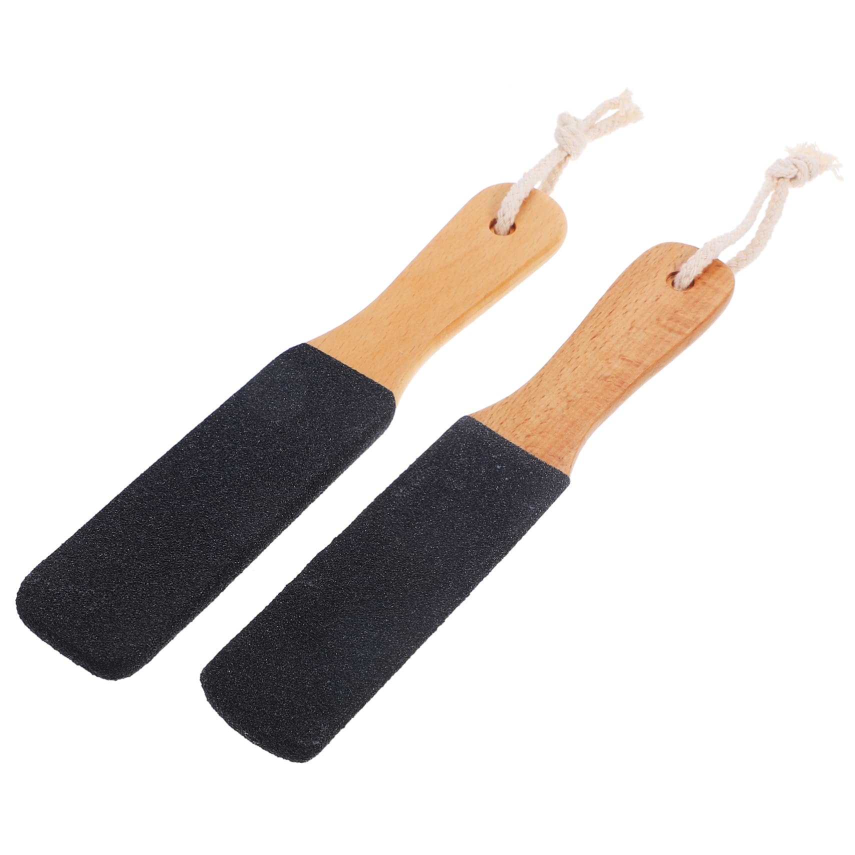 WOFASHPURET 2Pcs Ergonomic Foot Rasp File with Shaped Remover Durable Beech Carbide for Dead Skin Removal Comfortable Grip Foot Care Tool for Exfoliating Feet