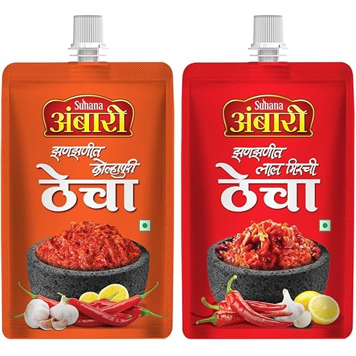 Suhana Ambari Thecha Combo Spicy Mix 100g x 2