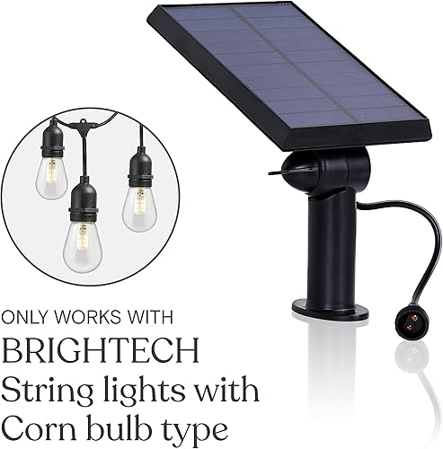 Miniatura 2 de Brightech Panel solar de repuesto Ambience Pro, compatible con luces LED Brightech de 1 W con control remoto, luces LED de grado comercial