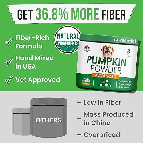 Miniatura 4 de Pawsential Masticables masticables de calabaza para perros - 8 onzas de especias de calabaza