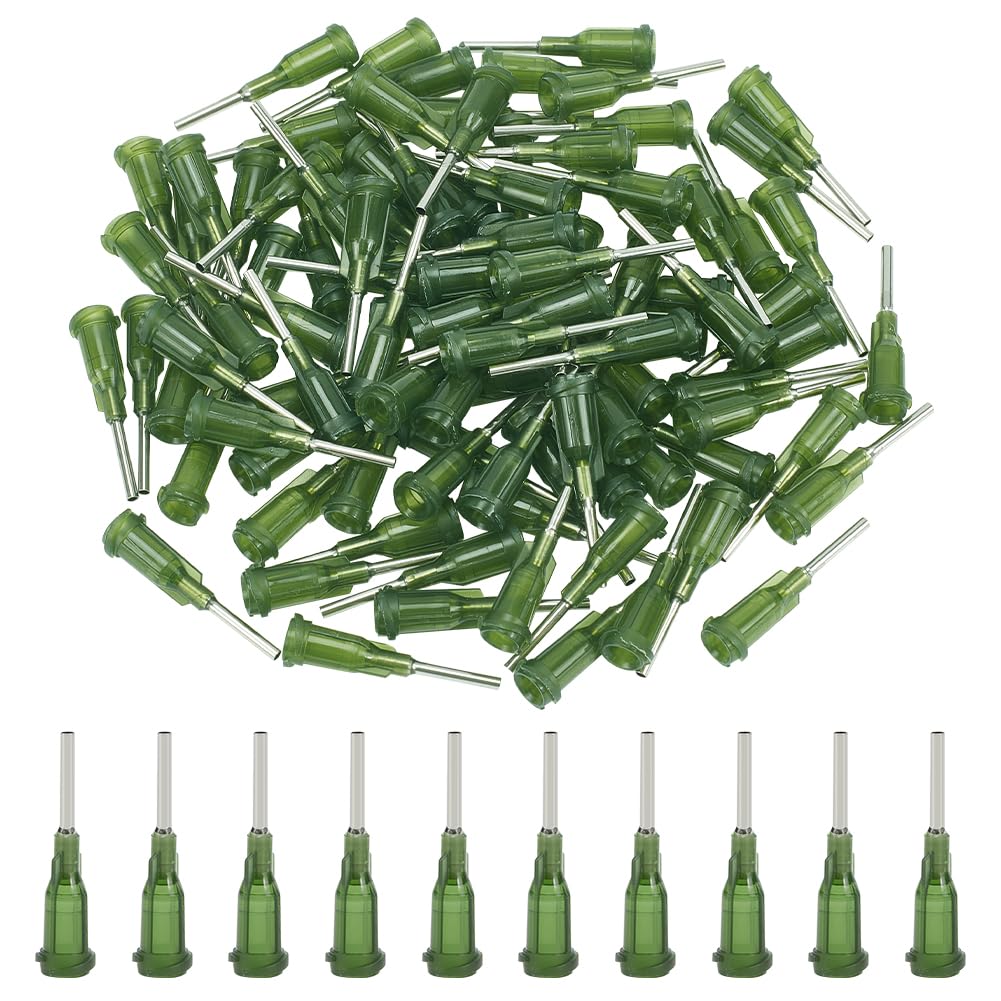 HOBBIESAY80Pcs Plastic Fluid Blunt Needle Dispense Tips Precision Glue Dispensing Needles Industrial Glue Blunt Needle Tips Blunt Tip Liquid Dispensing Needles for Glue Dispensing