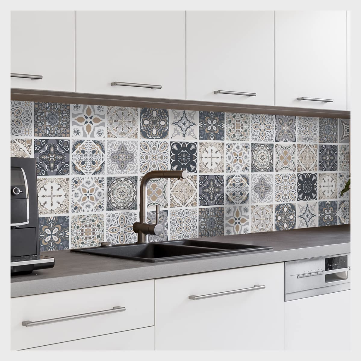 mySPOTTi Fixy - Selbstklebende Küchenrückwand 120 x 60 cm (Liam)