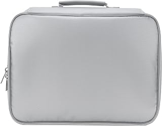 Files Storage Bag Multifunction Fireproof Waterproof Office Document Organizer Silver