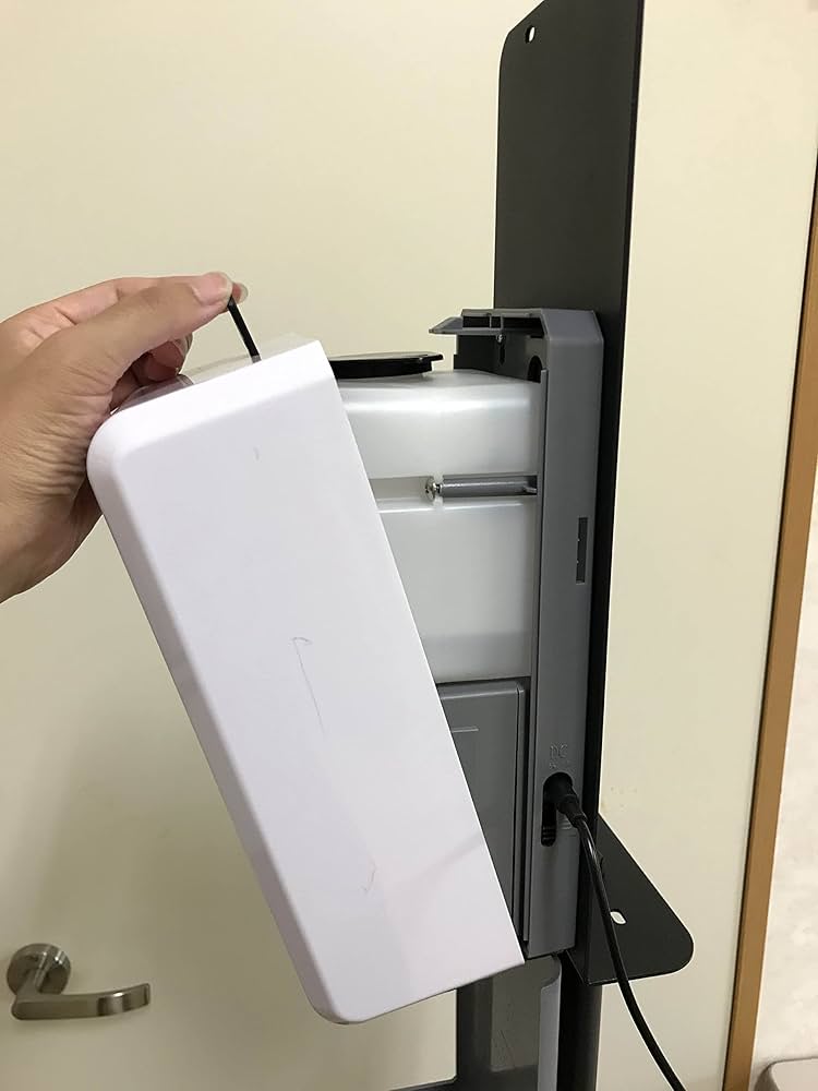 Amazon｜クレセル アルコールディスペンサー スタンド式 自動 非