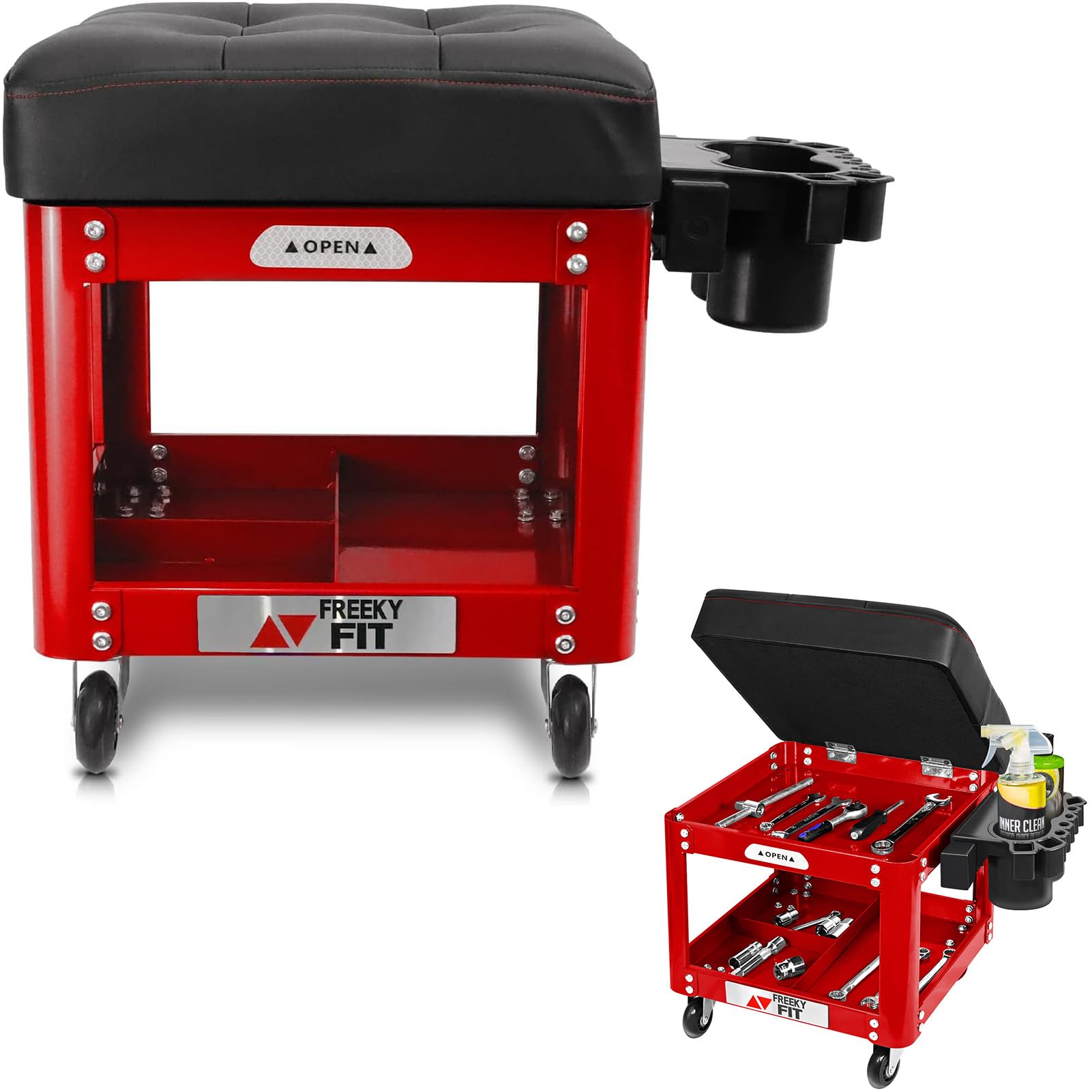 Amazon.com: FreekyFit Rolling Creeper Garage Shop Seat for Men