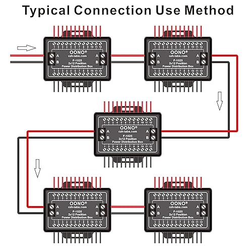 Miniatura 4 de Posición del módulo 30A300V 2x12 de la caja de distribución del bloque de terminales de tornillo