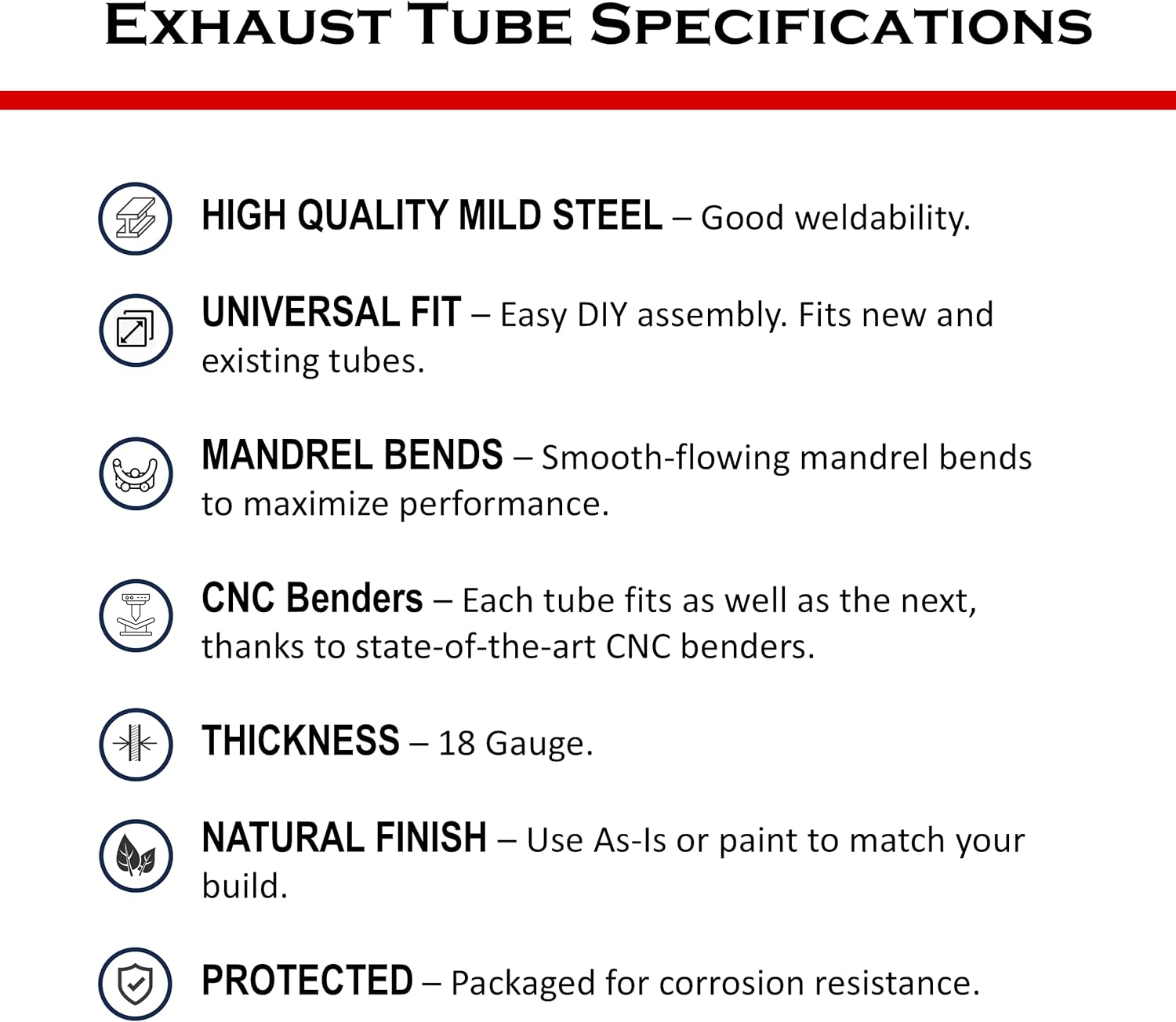 3 inch Exhaust Pipe Kit Mild Steel Mandrel 45 90 Straight U-Bend 8Pcs 3in Tube Custom Universal DIY Exhaust Tubing 8 Pieces