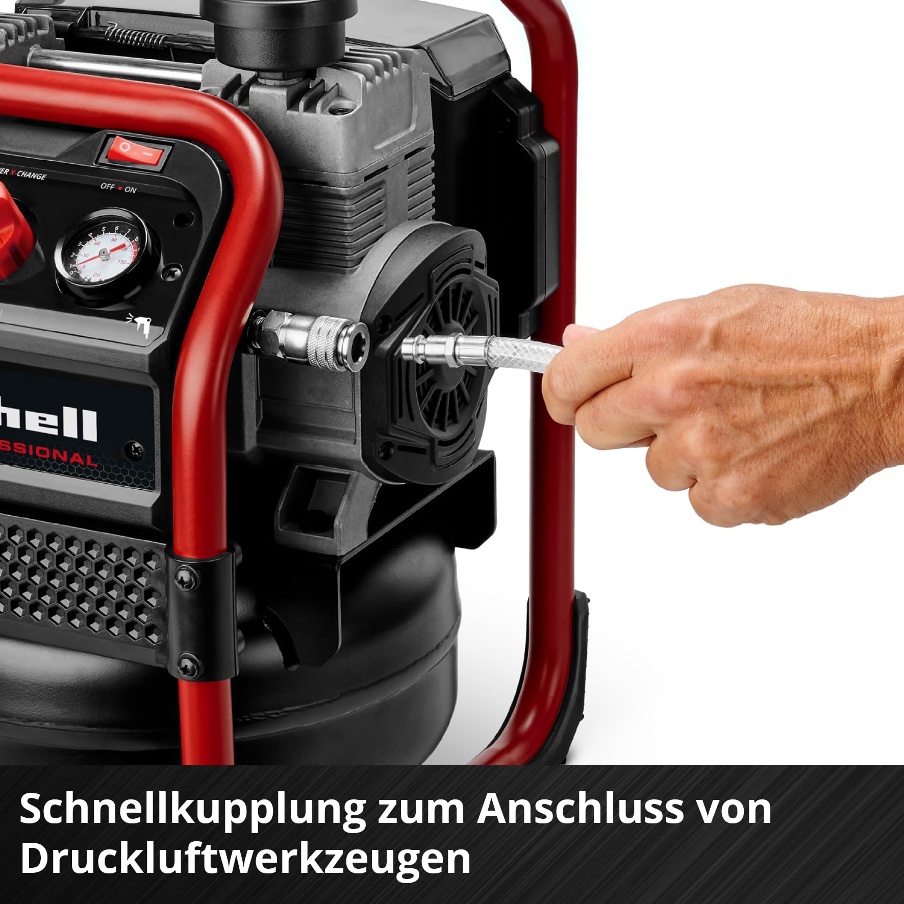 Einhell Professional Akku-Kompressor SILENZZO 36/210