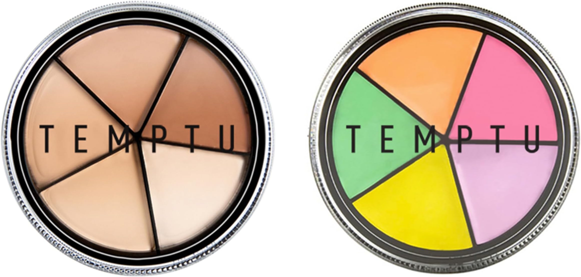 S/B Neutralizer & Concealer Wheel Set - Includes 2 Palettes: 5 Color-Correcting Shades & 5 Natural Skin Tones for Weightless Coverage Multi-use