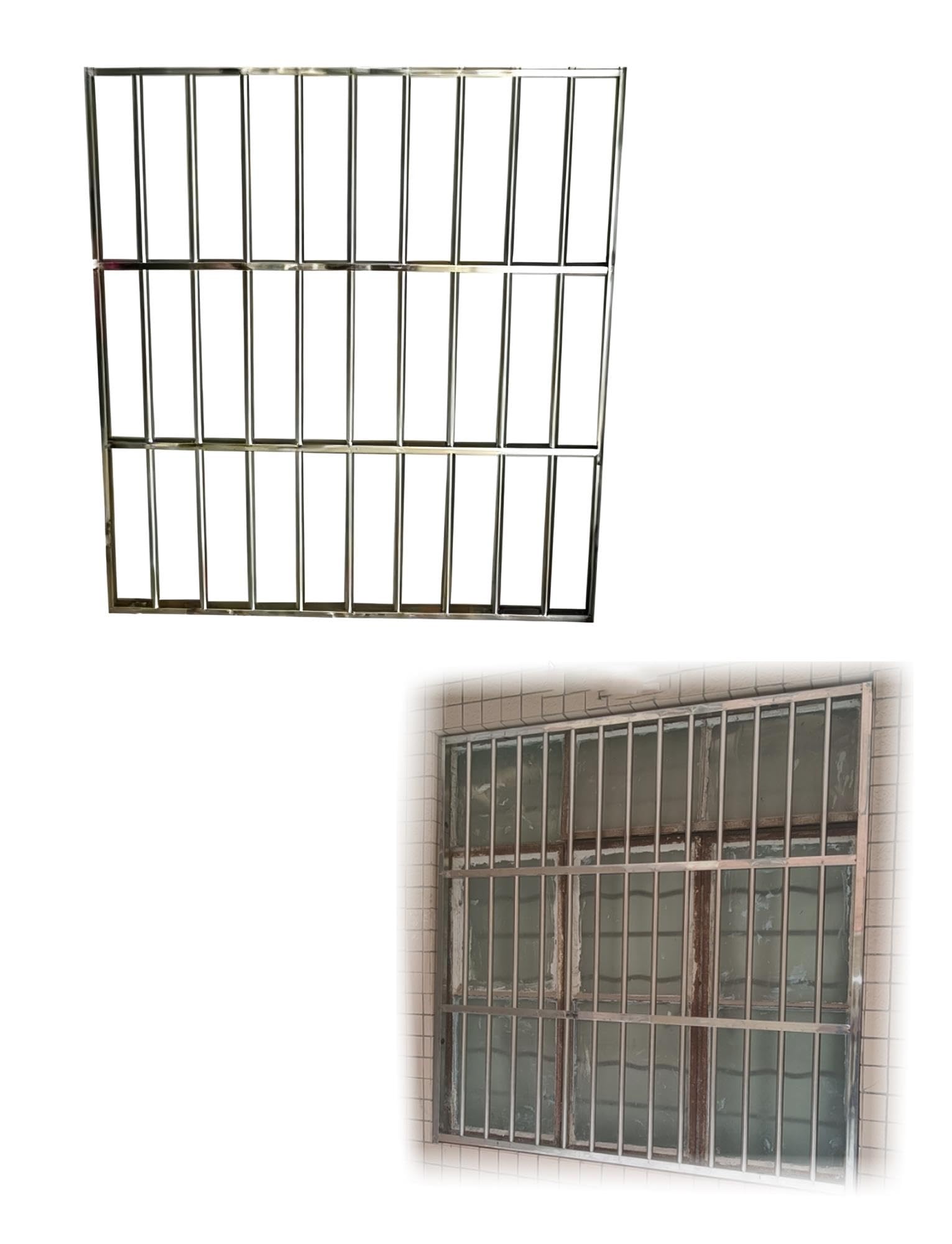 Fenstersicherung Edelstahl, Fenstergitter Schutzgitter Wohnung