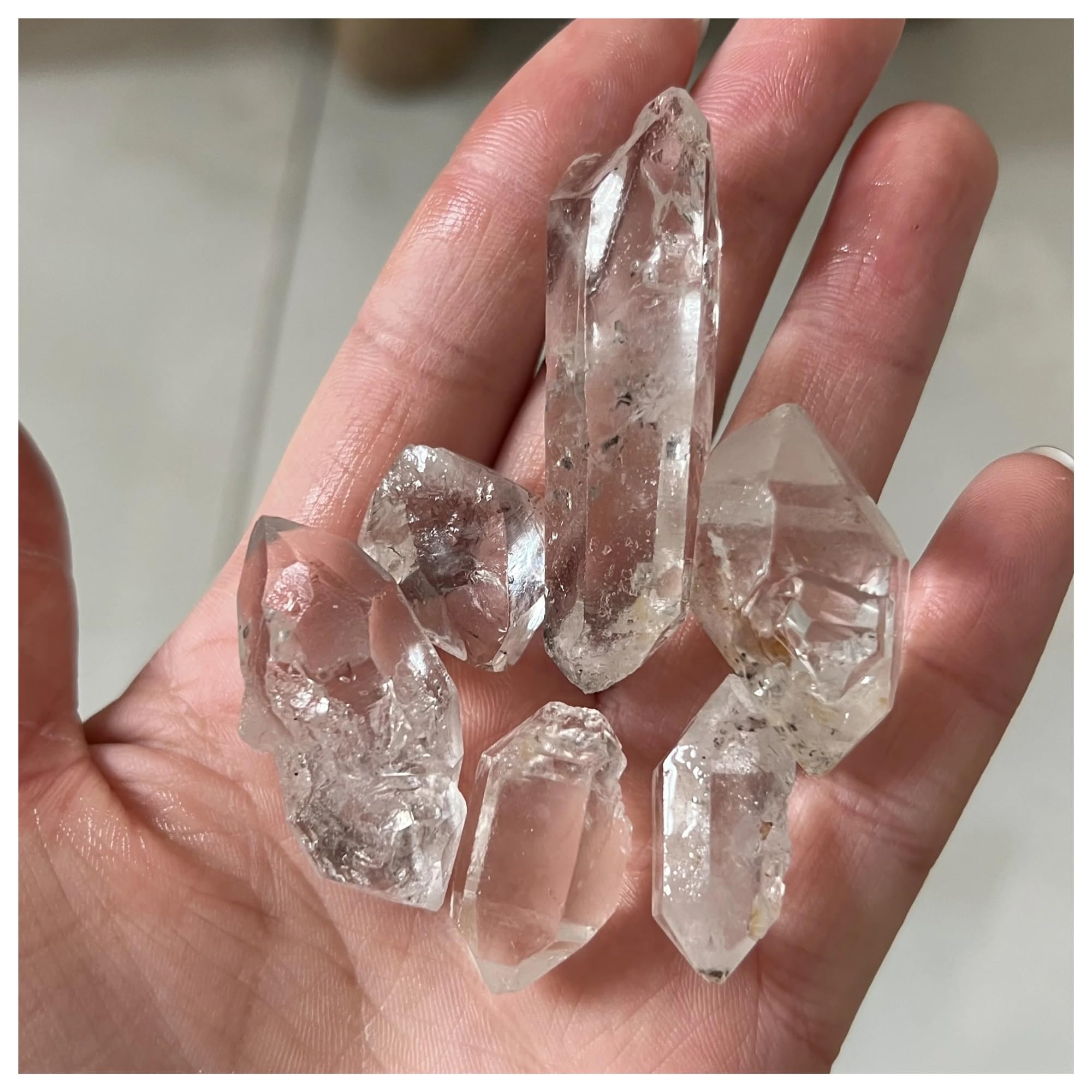 Cristal natural AQXYYWEI roca en bruto de 50g un regalo de la naturaleza