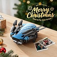 Vista 2 de DEERC D20 - Mini dron con cámara y control remoto, control por voz, selfi gestual, control de altitud, control de gravedad, inicio con un botón