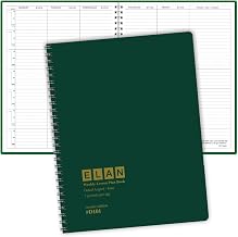 Elan Publishing Company Dated Teacher Lesson Plan 7 Period: Days Horizontally Across The Top Dated for 2026-2027 Academic Year (Green)