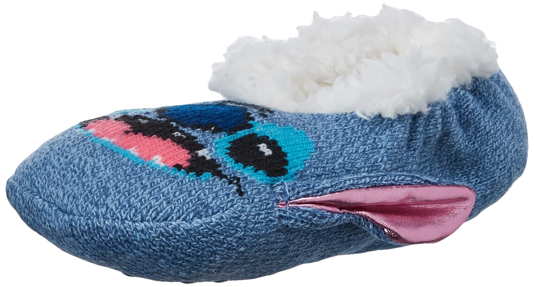 Disney Women's Lilo &amp; Stitch Teddy Fur Slipper Socks